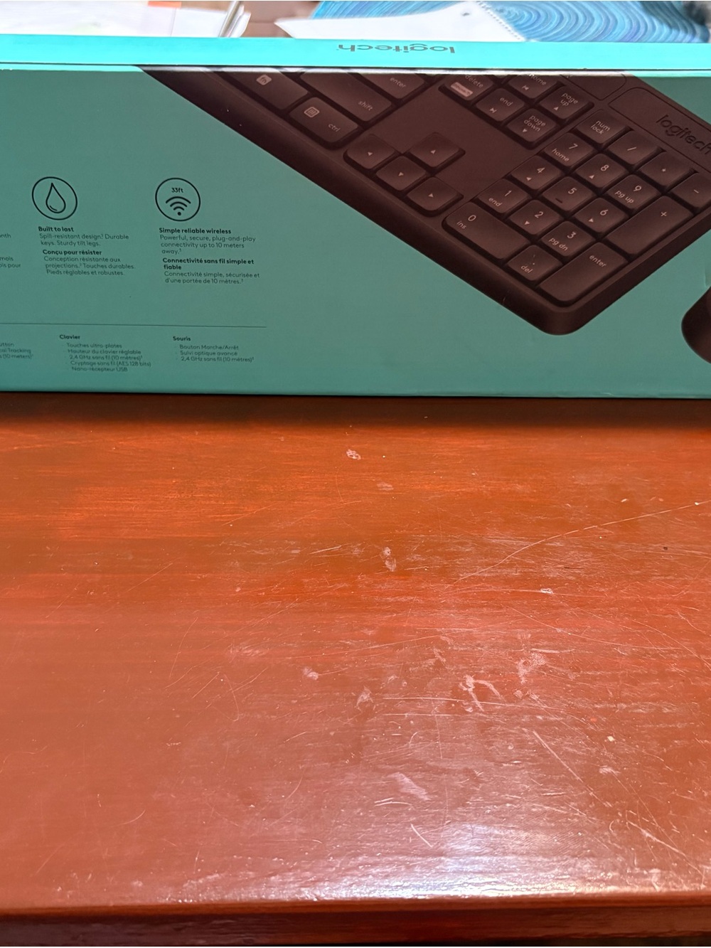 Logitech Black Wireless Tablet Keyboard with Numeric Keypad
